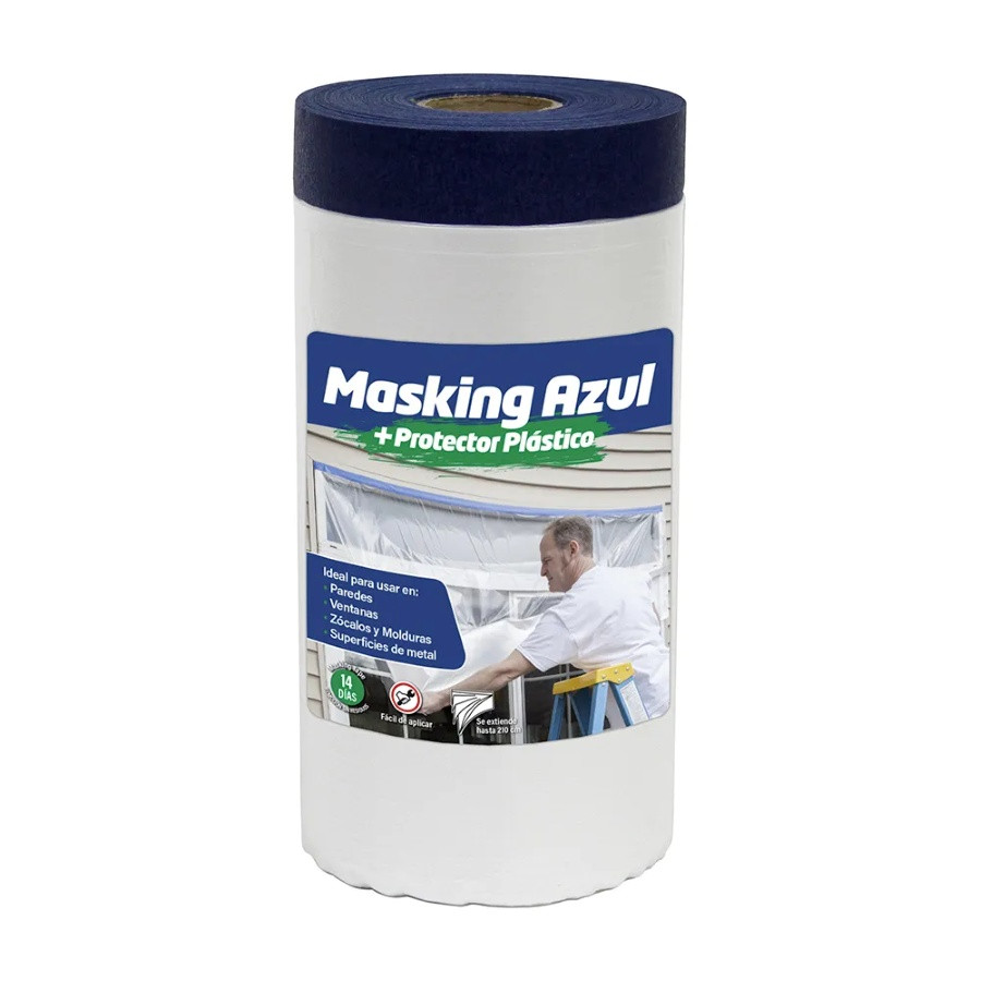 Masking Tape Azul + Protector de Plástico CP-227